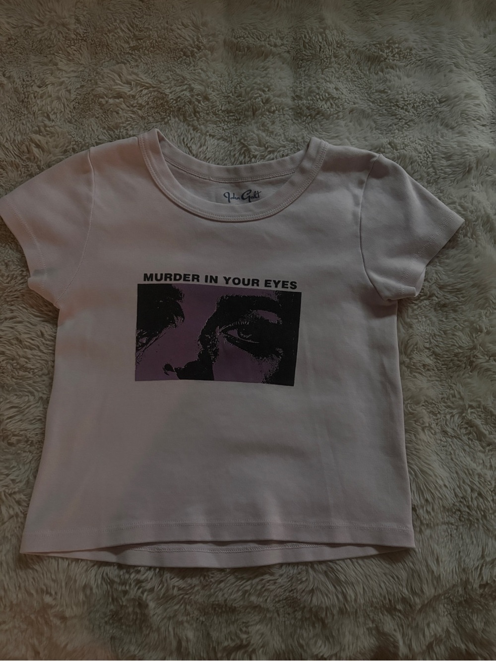 Brandy Melville Y2k Pink Baby Tee
